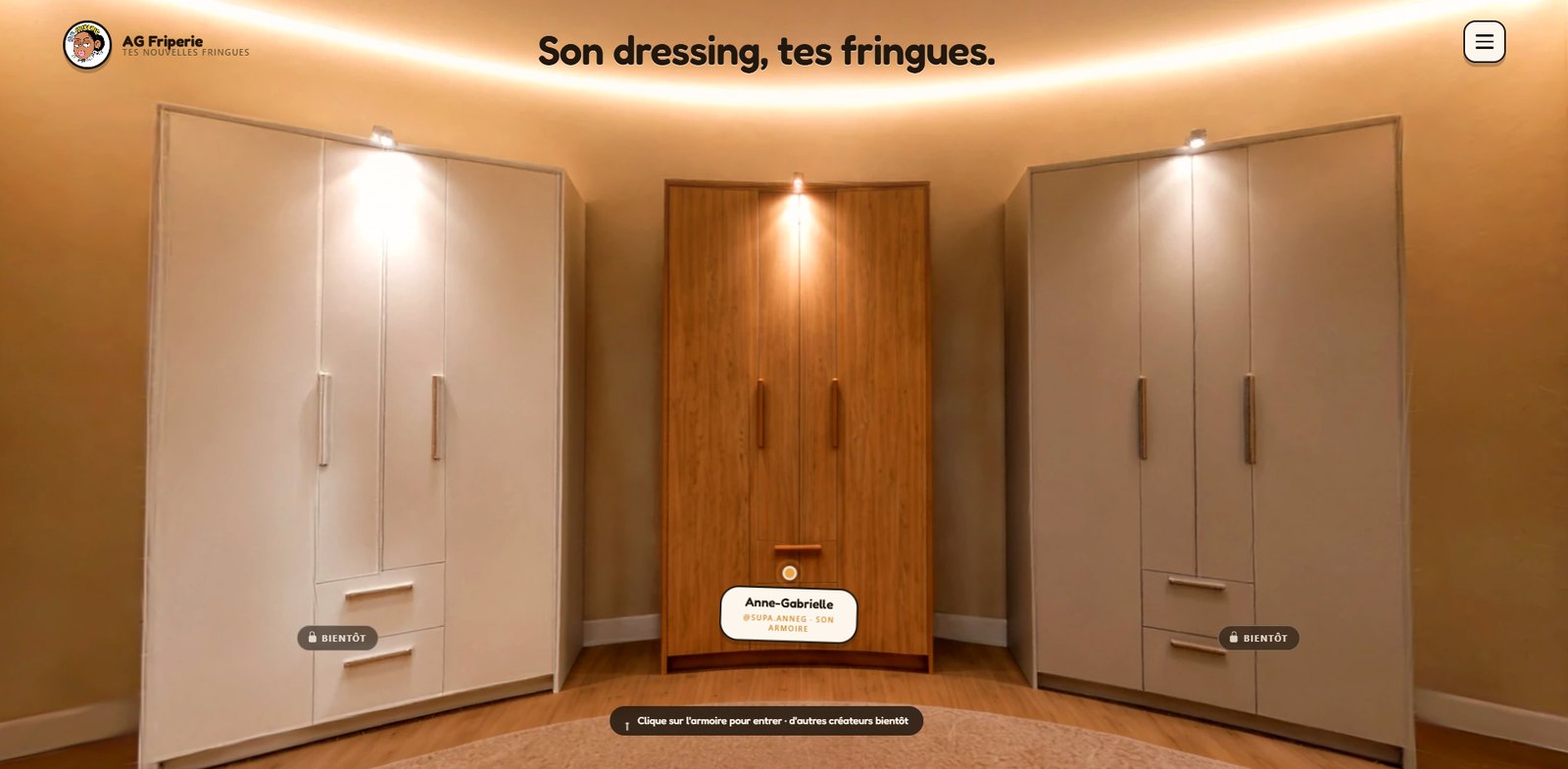AG Friperie — Boutique Dressing Immersive